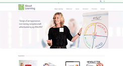 Desktop Screenshot of aboutlearning.dk