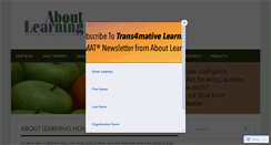 Desktop Screenshot of aboutlearning.com